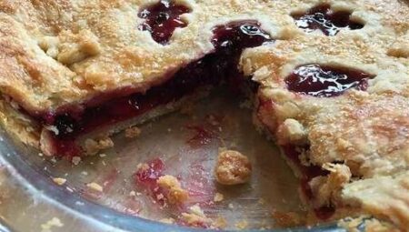 Cherry Blueberry Pie