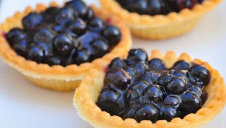 Topless Blueberry Pie