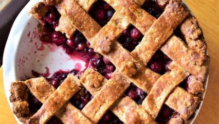 Cherry-Berry Pie with Whole Wheat Pie Crust