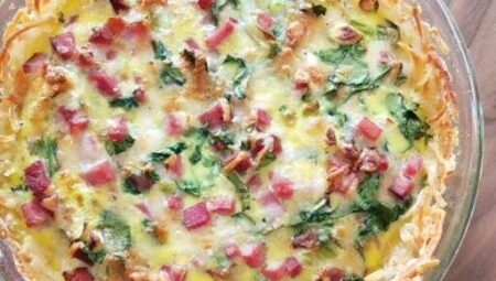 Shredded Potato Quiche