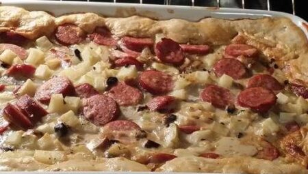 Kielbasa and Potato Bake